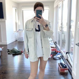 Aritzia denim shacket